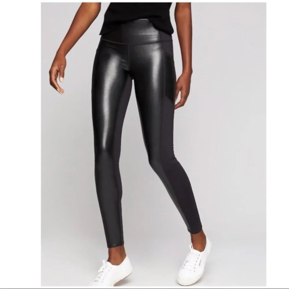 Athleta Gleam Chaturanga to Town Tight Leggings Fa - Picture 1 of 9